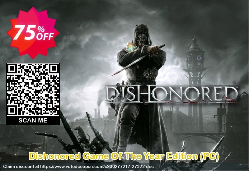 Dishonored Game Of The Year Edition, PC  Coupon Code Apr 2024, 75% OFF - VotedCoupon