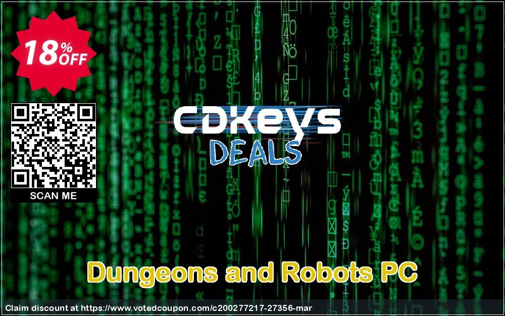 Dungeons and Robots PC Coupon, discount Dungeons and Robots PC Deal. Promotion: Dungeons and Robots PC Exclusive Easter Sale offer 