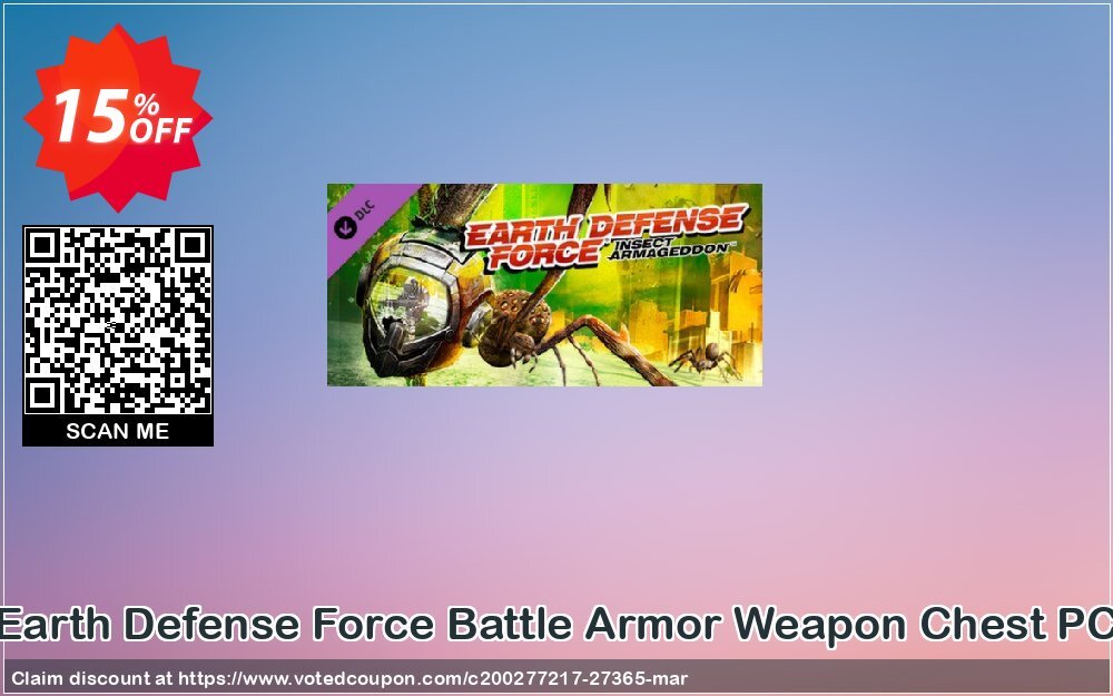 Earth Defense Force Battle Armor Weapon Chest PC Coupon Code May 2024, 15% OFF - VotedCoupon