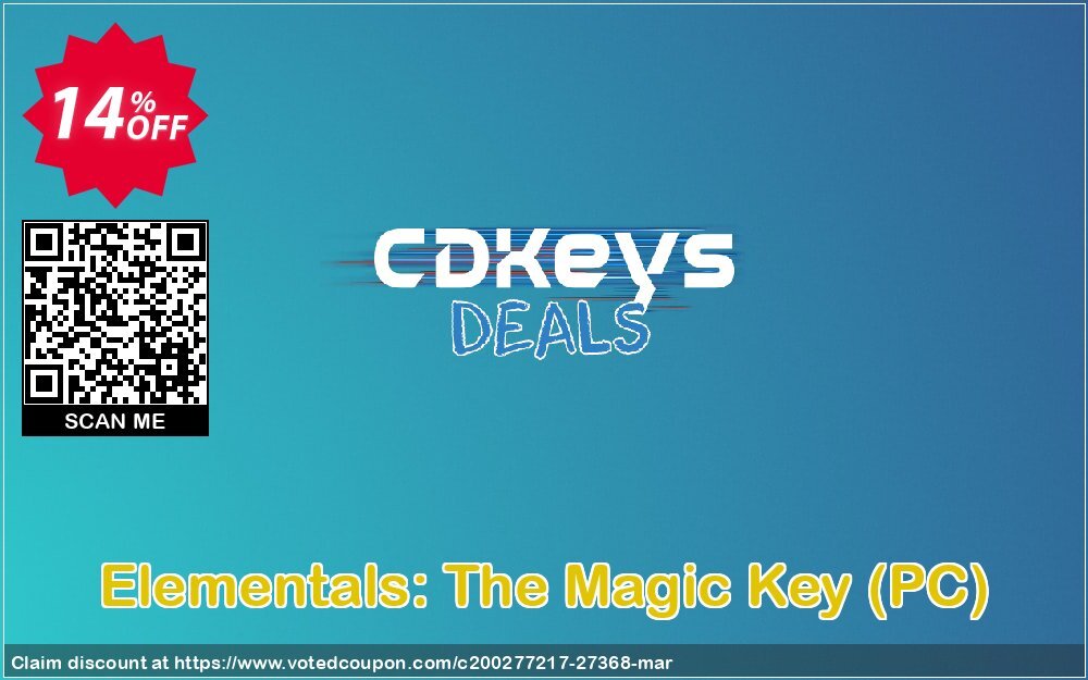 Elementals: The Magic Key, PC  Coupon, discount Elementals: The Magic Key (PC) Deal. Promotion: Elementals: The Magic Key (PC) Exclusive Easter Sale offer 