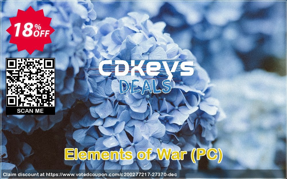 Elements of War, PC  Coupon, discount Elements of War (PC) Deal. Promotion: Elements of War (PC) Exclusive Easter Sale offer 