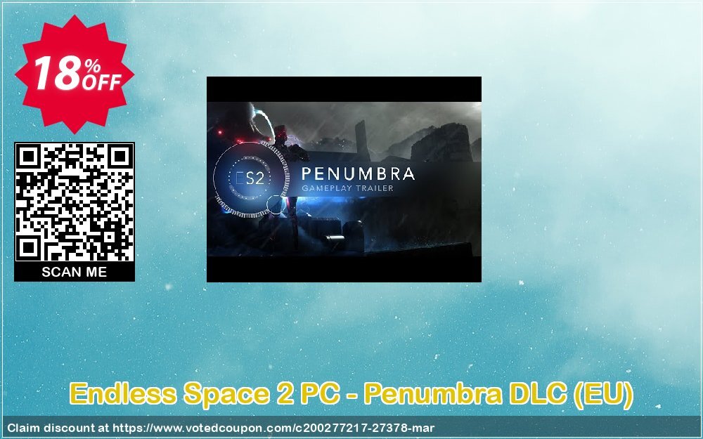 Endless Space 2 PC - Penumbra DLC, EU  Coupon, discount Endless Space 2 PC - Penumbra DLC (EU) Deal. Promotion: Endless Space 2 PC - Penumbra DLC (EU) Exclusive Easter Sale offer 