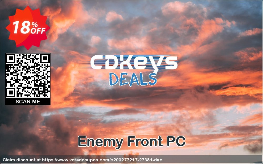 Enemy Front PC Coupon, discount Enemy Front PC Deal. Promotion: Enemy Front PC Exclusive Easter Sale offer 