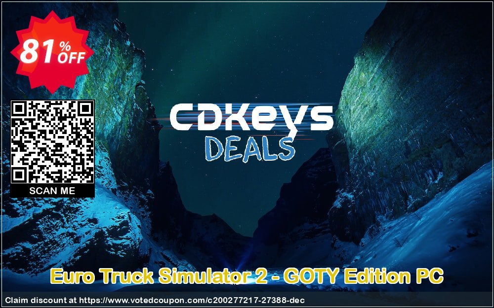 Euro Truck Simulator 2 - GOTY Edition PC Coupon, discount Euro Truck Simulator 2 - GOTY Edition PC Deal. Promotion: Euro Truck Simulator 2 - GOTY Edition PC Exclusive Easter Sale offer 
