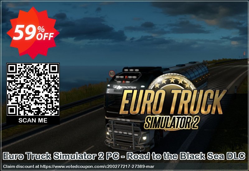 Euro Truck Simulator 2 PC - Road to the Black Sea DLC Coupon, discount Euro Truck Simulator 2 PC - Road to the Black Sea DLC Deal. Promotion: Euro Truck Simulator 2 PC - Road to the Black Sea DLC Exclusive Easter Sale offer 