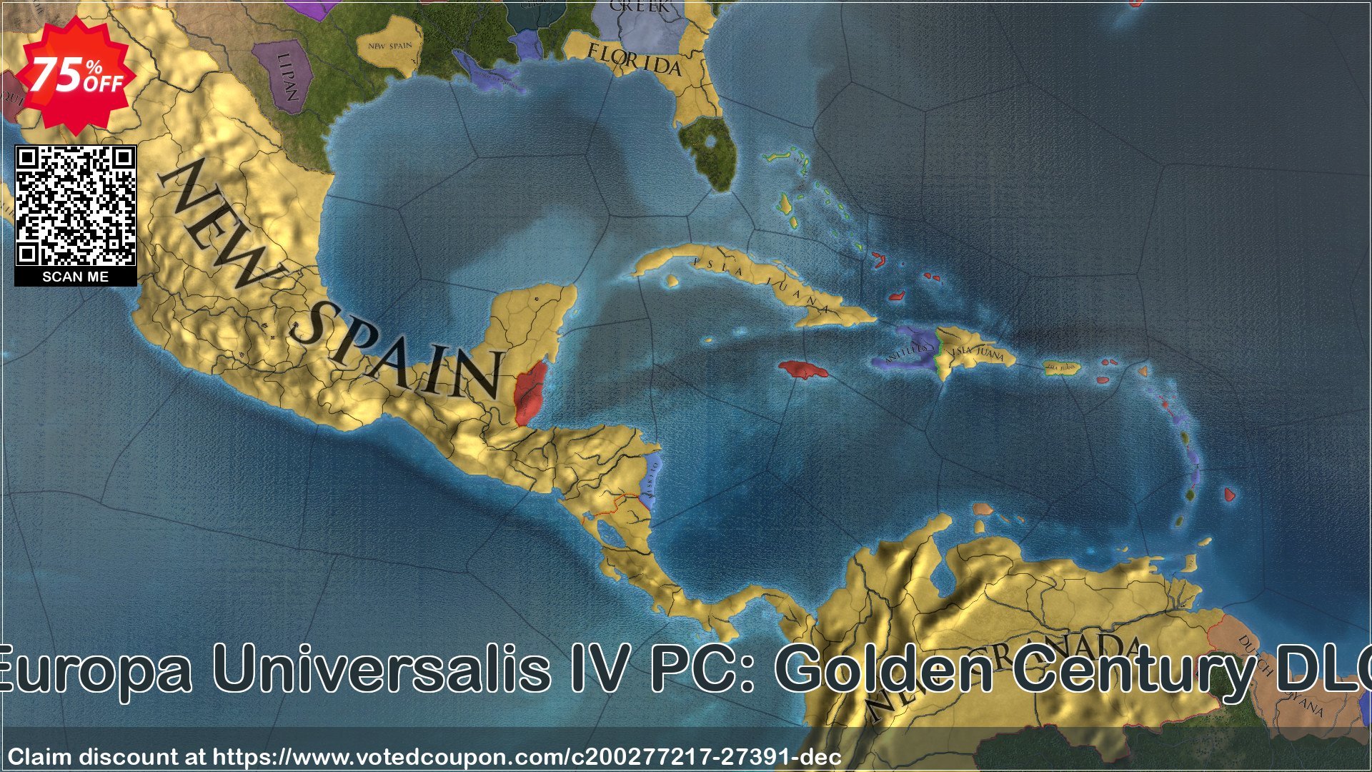 Europa Universalis IV PC: Golden Century DLC Coupon Code Apr 2024, 75% OFF - VotedCoupon