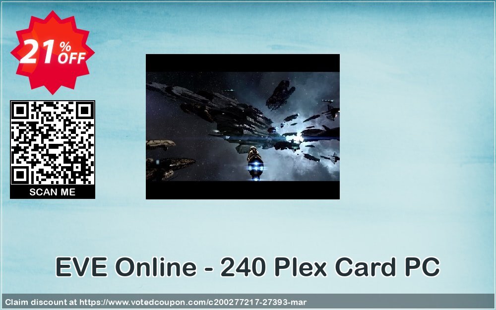 EVE Online - 240 Plex Card PC Coupon Code May 2024, 21% OFF - VotedCoupon