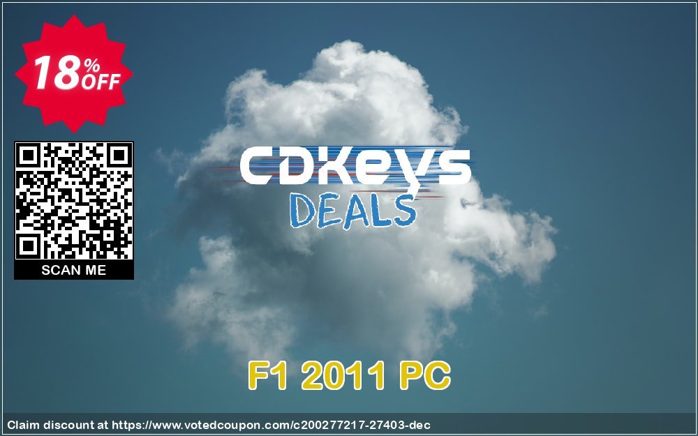 F1 2011 PC Coupon, discount F1 2011 PC Deal. Promotion: F1 2011 PC Exclusive Easter Sale offer 