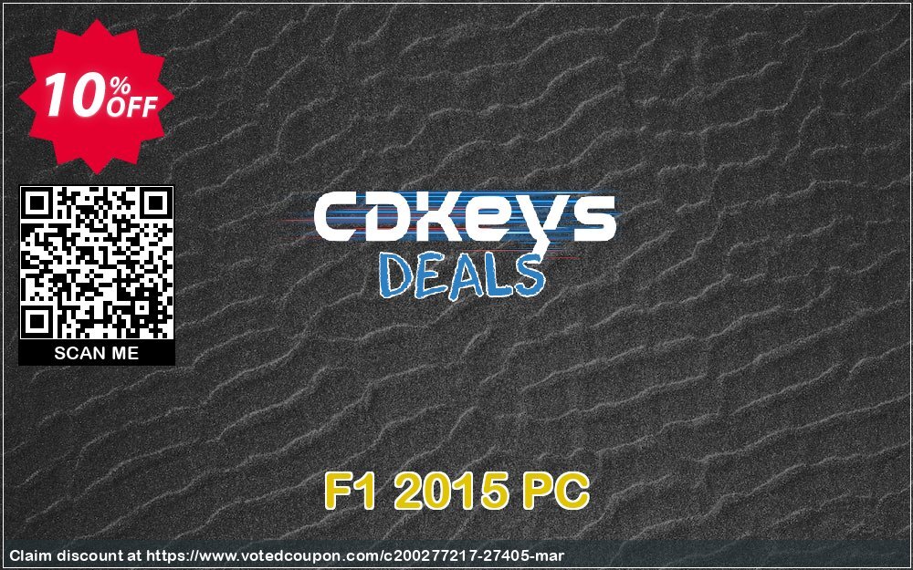 F1 2015 PC Coupon, discount F1 2015 PC Deal. Promotion: F1 2015 PC Exclusive Easter Sale offer 