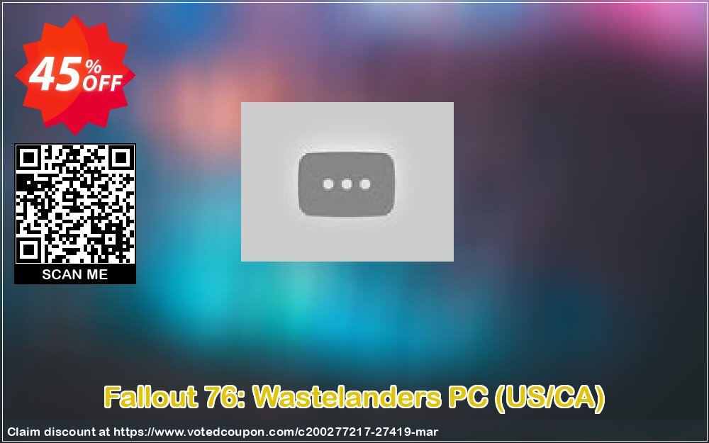 Fallout 76: Wastelanders PC, US/CA  Coupon, discount Fallout 76: Wastelanders PC (US/CA) Deal. Promotion: Fallout 76: Wastelanders PC (US/CA) Exclusive Easter Sale offer 