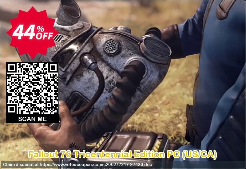 Fallout 76 Tricentennial Edition PC, US/CA  Coupon, discount Fallout 76 Tricentennial Edition PC (US/CA) Deal. Promotion: Fallout 76 Tricentennial Edition PC (US/CA) Exclusive Easter Sale offer 