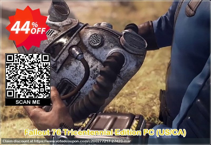 Fallout 76 Tricentennial Edition PC, US/CA  Coupon Code Apr 2024, 44% OFF - VotedCoupon