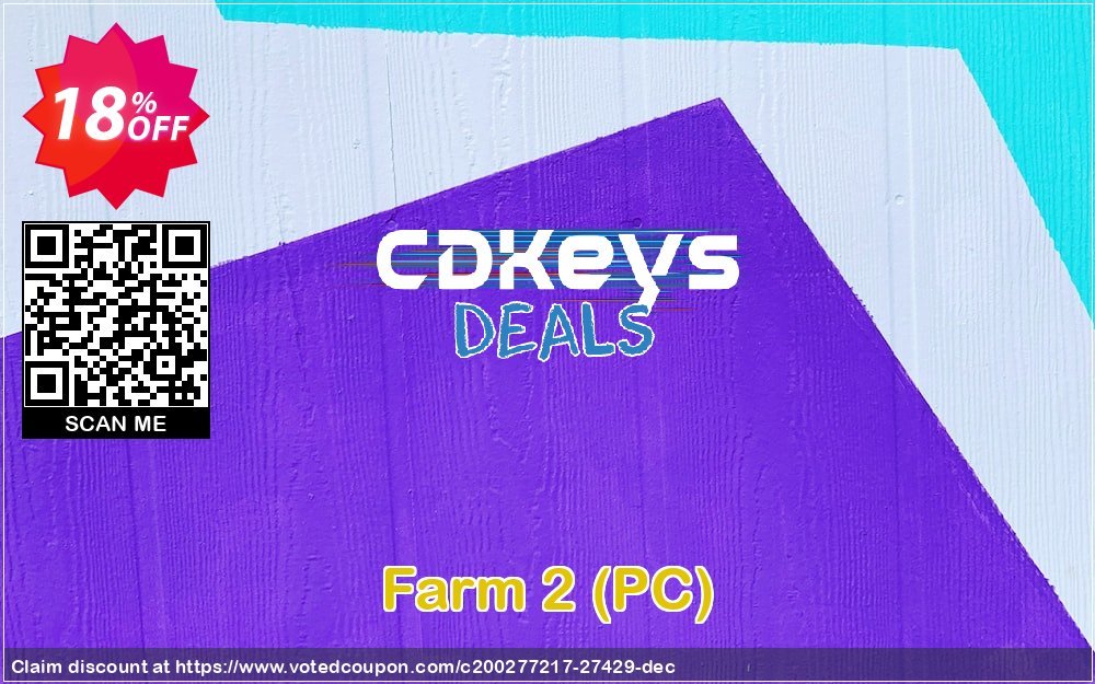 Farm 2, PC  Coupon Code May 2024, 18% OFF - VotedCoupon