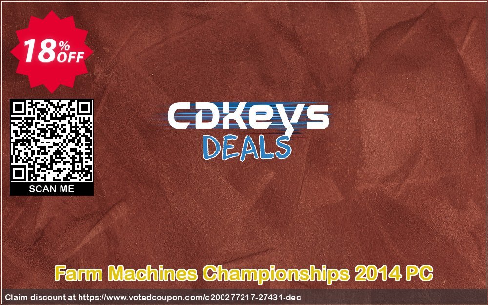 Farm MAChines Championships 2014 PC Coupon, discount Farm Machines Championships 2014 PC Deal. Promotion: Farm Machines Championships 2014 PC Exclusive Easter Sale offer 