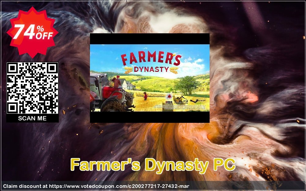 Farmer's Dynasty PC Coupon, discount Farmer's Dynasty PC Deal. Promotion: Farmer's Dynasty PC Exclusive Easter Sale offer 