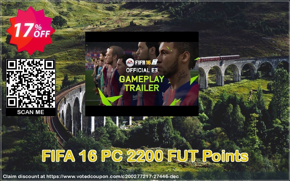 FIFA 16 PC 2200 FUT Points Coupon Code May 2024, 17% OFF - VotedCoupon