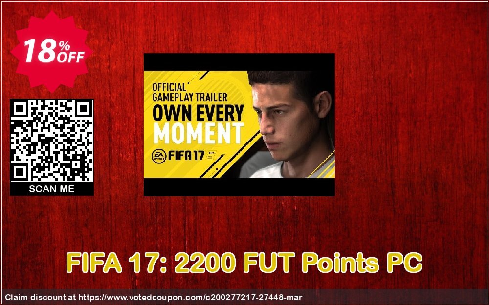 FIFA 17: 2200 FUT Points PC Coupon, discount FIFA 17: 2200 FUT Points PC Deal. Promotion: FIFA 17: 2200 FUT Points PC Exclusive Easter Sale offer 