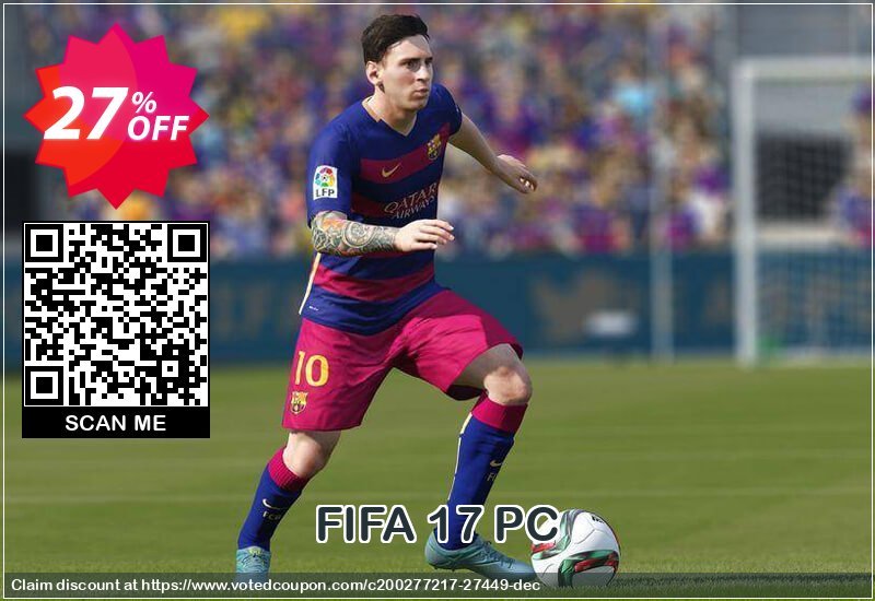 FIFA 17 PC Coupon Code Apr 2024, 27% OFF - VotedCoupon