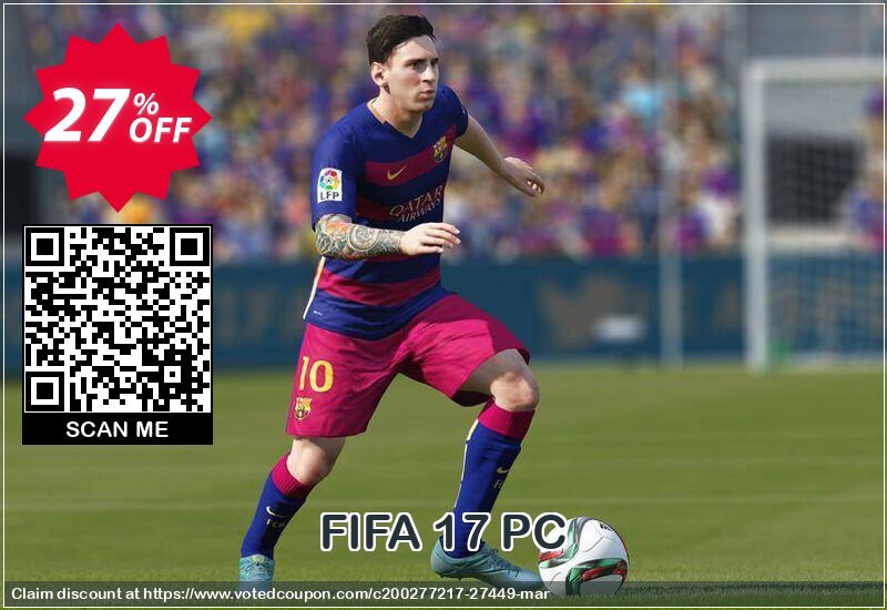 FIFA 17 PC Coupon Code Apr 2024, 27% OFF - VotedCoupon