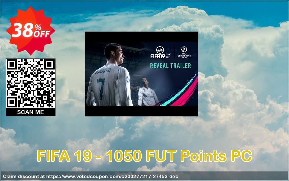 FIFA 19 - 1050 FUT Points PC Coupon Code Apr 2024, 38% OFF - VotedCoupon
