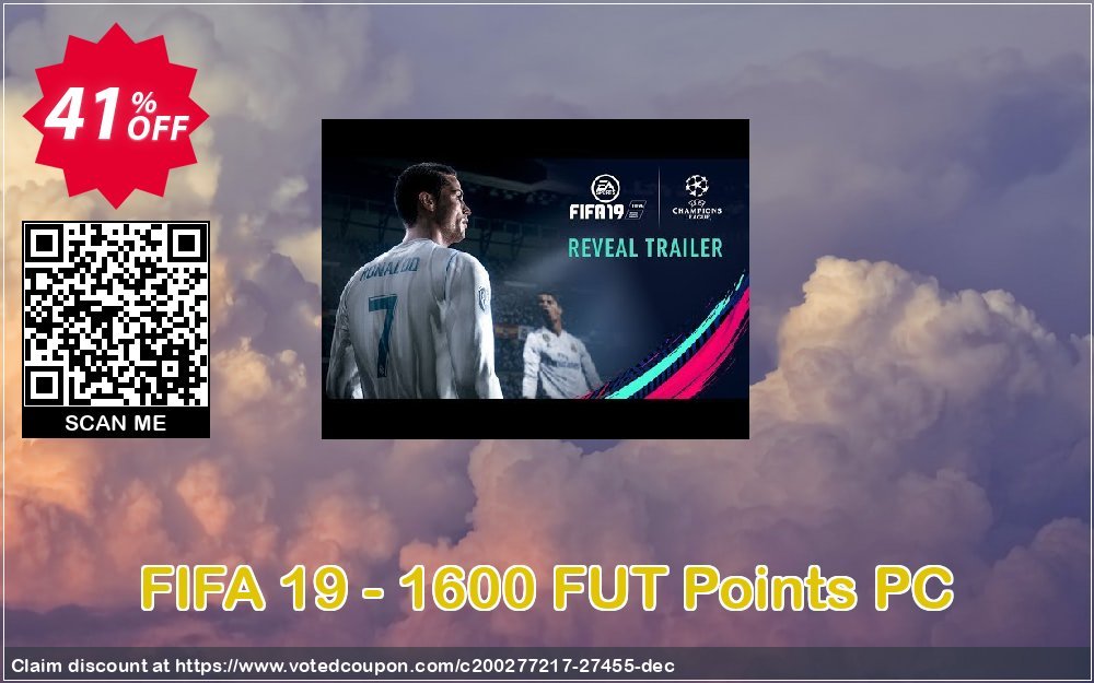 FIFA 19 - 1600 FUT Points PC Coupon Code May 2024, 41% OFF - VotedCoupon