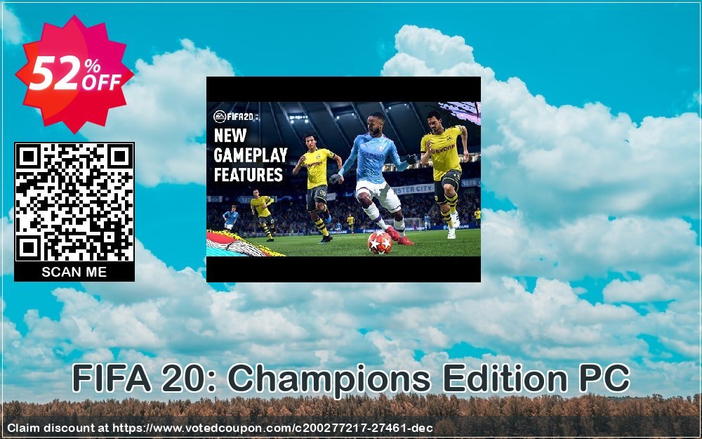 FIFA 20: Champions Edition PC Coupon, discount FIFA 20: Champions Edition PC Deal. Promotion: FIFA 20: Champions Edition PC Exclusive Easter Sale offer 