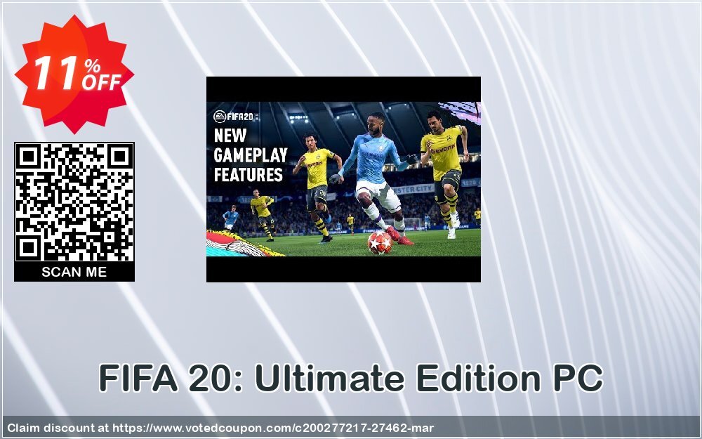 FIFA 20: Ultimate Edition PC Coupon, discount FIFA 20: Ultimate Edition PC Deal. Promotion: FIFA 20: Ultimate Edition PC Exclusive Easter Sale offer 