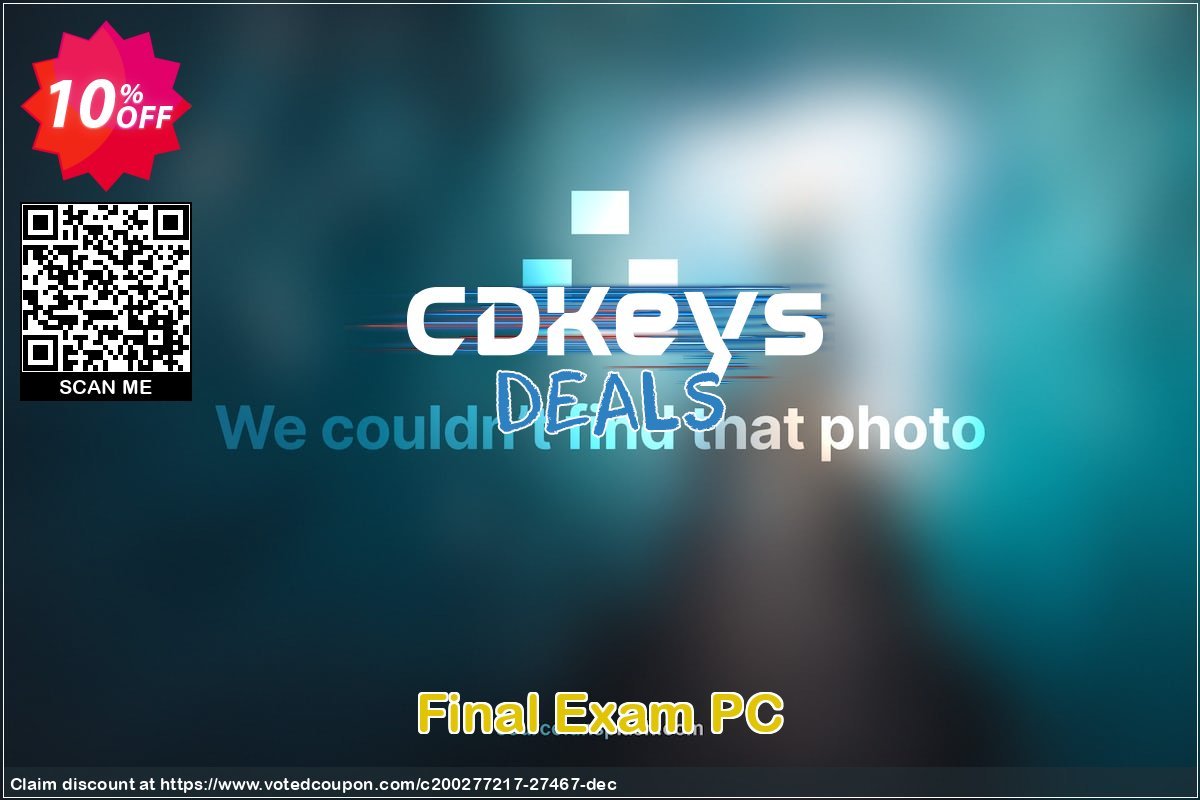 Final Exam PC Coupon, discount Final Exam PC Deal. Promotion: Final Exam PC Exclusive Easter Sale offer 