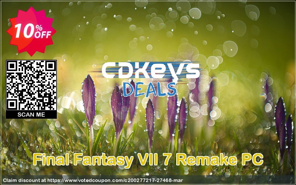 Final Fantasy VII 7 Remake PC Coupon, discount Final Fantasy VII 7 Remake PC Deal. Promotion: Final Fantasy VII 7 Remake PC Exclusive Easter Sale offer 