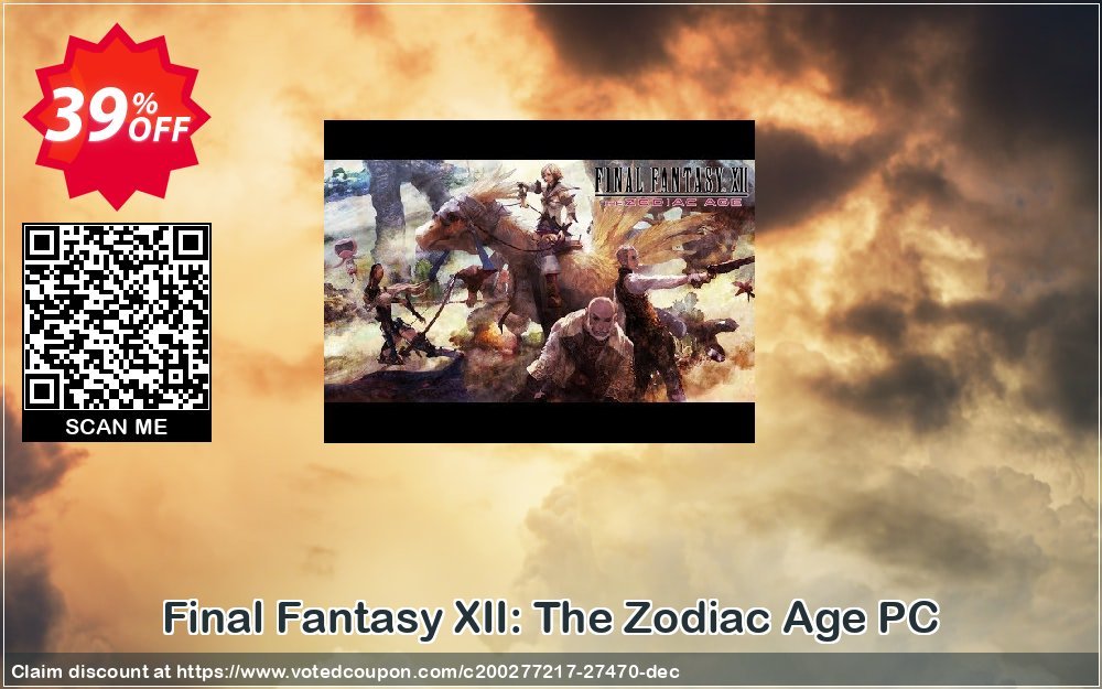 Final Fantasy XII: The Zodiac Age PC Coupon Code Apr 2024, 39% OFF - VotedCoupon