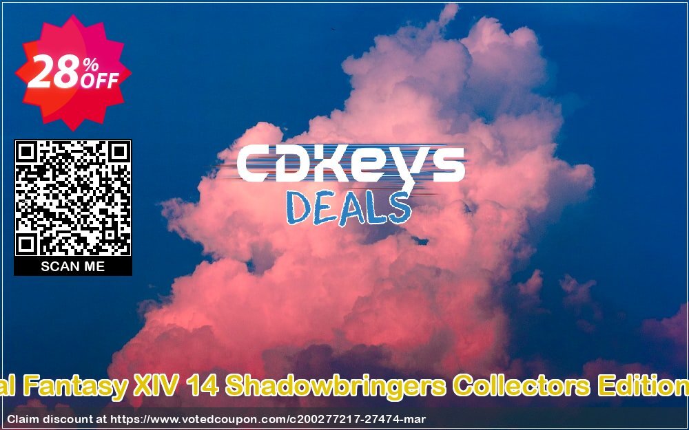 Final Fantasy XIV 14 Shadowbringers Collectors Edition PC Coupon, discount Final Fantasy XIV 14 Shadowbringers Collectors Edition PC Deal. Promotion: Final Fantasy XIV 14 Shadowbringers Collectors Edition PC Exclusive Easter Sale offer 