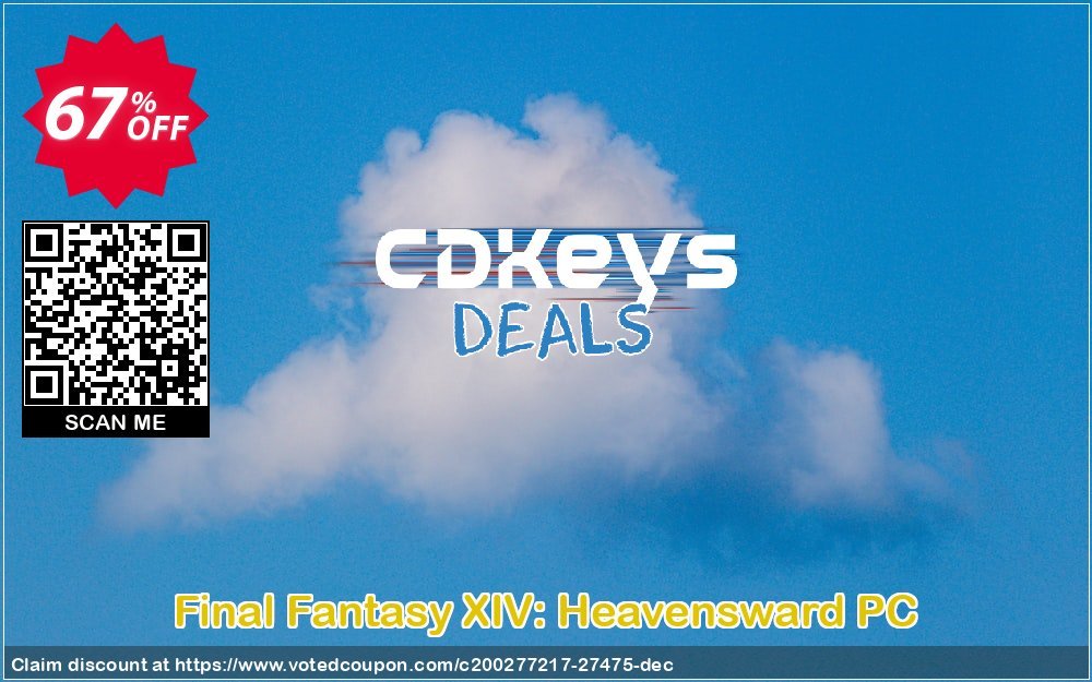 Final Fantasy XIV: Heavensward PC Coupon, discount Final Fantasy XIV: Heavensward PC Deal. Promotion: Final Fantasy XIV: Heavensward PC Exclusive Easter Sale offer 