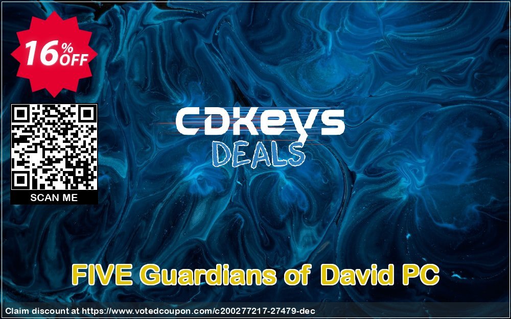 FIVE Guardians of David PC Coupon Code May 2024, 16% OFF - VotedCoupon