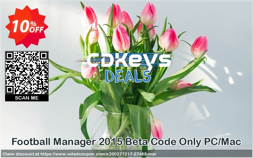 Football Manager 2015 Beta Code Only PC/MAC Coupon Code Apr 2024, 10% OFF - VotedCoupon