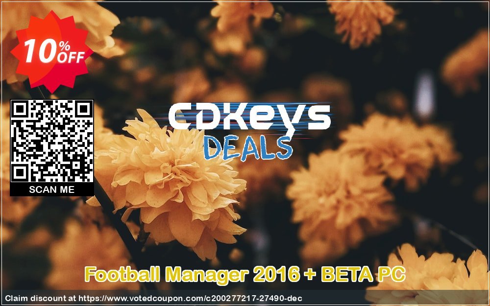 Football Manager 2016 + BETA PC Coupon Code Apr 2024, 10% OFF - VotedCoupon