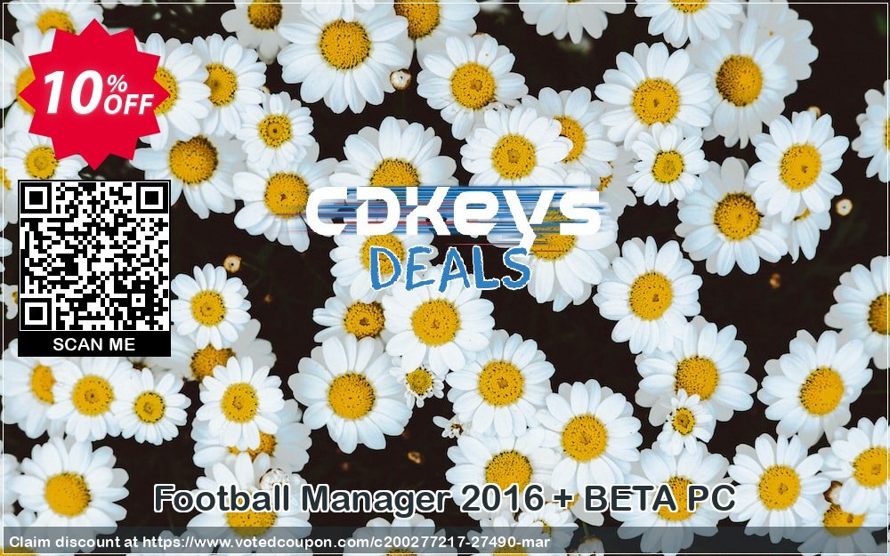 Football Manager 2016 + BETA PC Coupon Code Apr 2024, 10% OFF - VotedCoupon