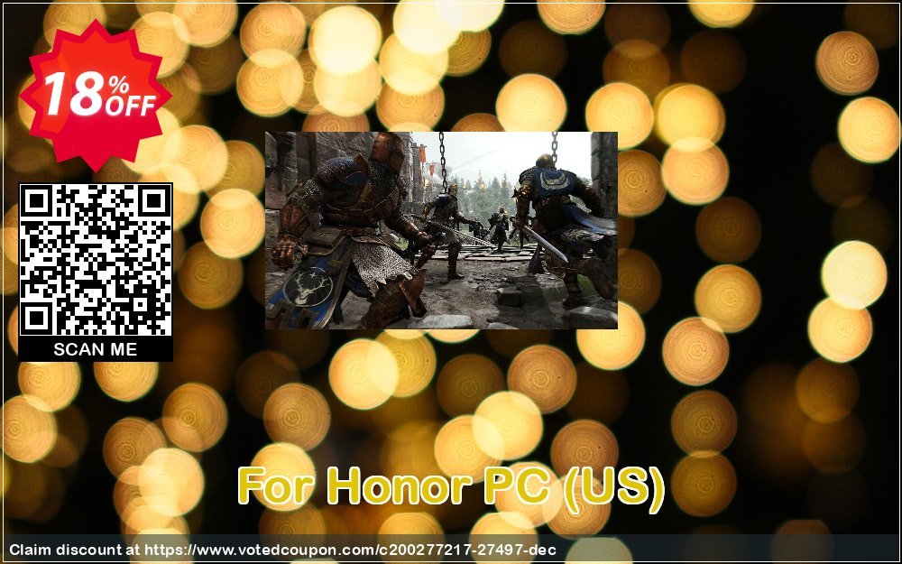 For Honor PC, US  Coupon Code Apr 2024, 18% OFF - VotedCoupon