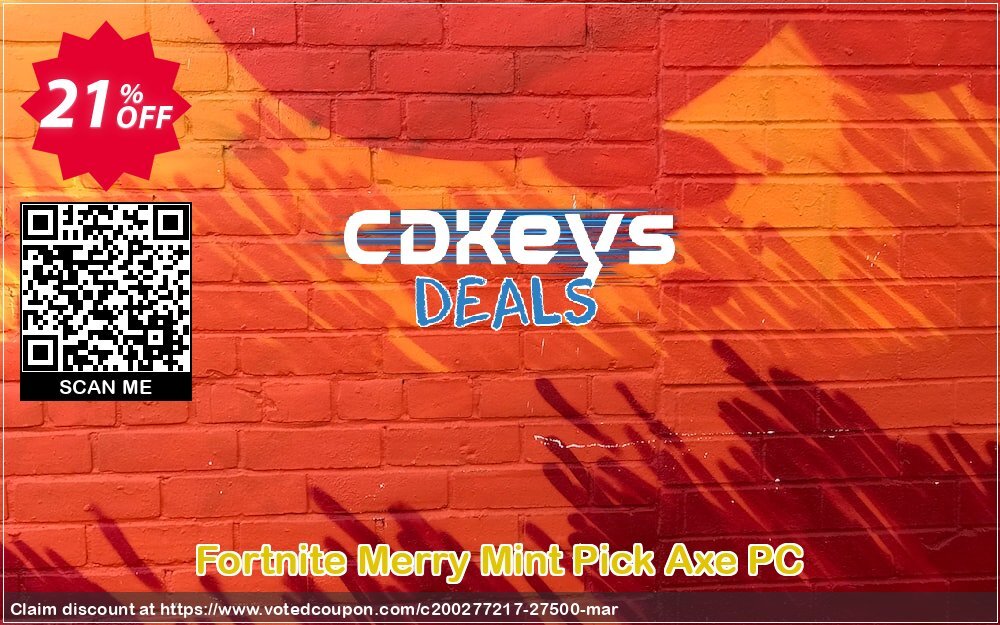 Fortnite Merry Mint Pick Axe PC Coupon Code Apr 2024, 21% OFF - VotedCoupon