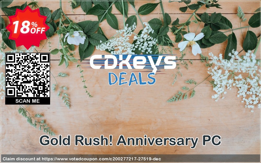Gold Rush! Anniversary PC Coupon, discount Gold Rush! Anniversary PC Deal. Promotion: Gold Rush! Anniversary PC Exclusive Easter Sale offer 