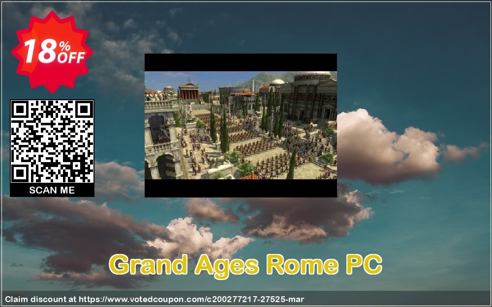 Grand Ages Rome PC Coupon Code May 2024, 18% OFF - VotedCoupon