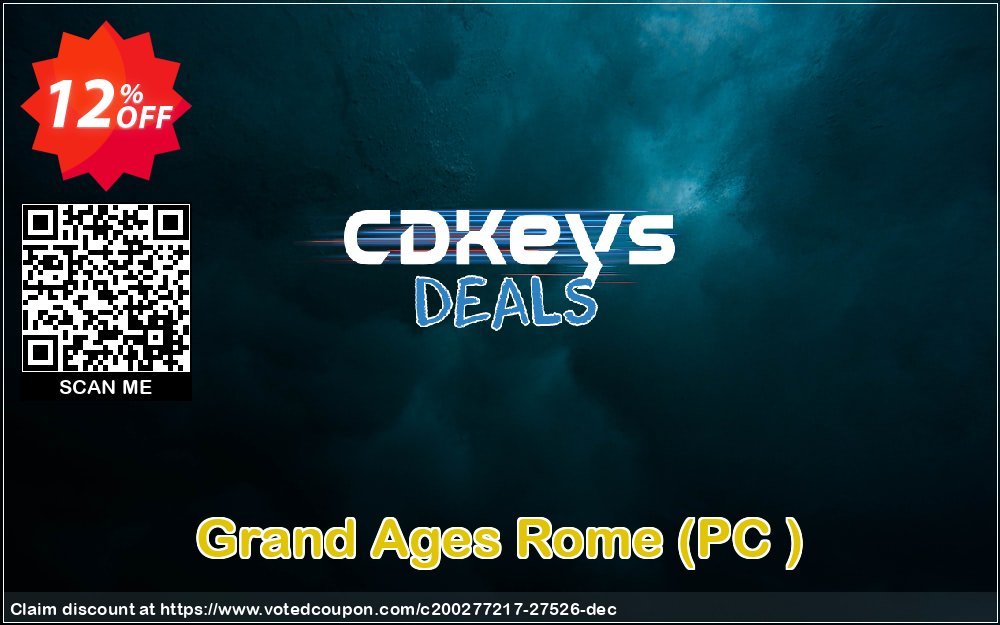 Grand Ages Rome, PC   Coupon Code May 2024, 12% OFF - VotedCoupon