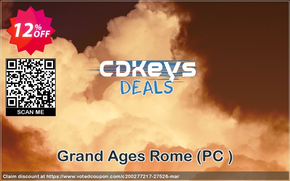 Grand Ages Rome, PC   Coupon, discount Grand Ages Rome (PC ) Deal. Promotion: Grand Ages Rome (PC ) Exclusive Easter Sale offer 