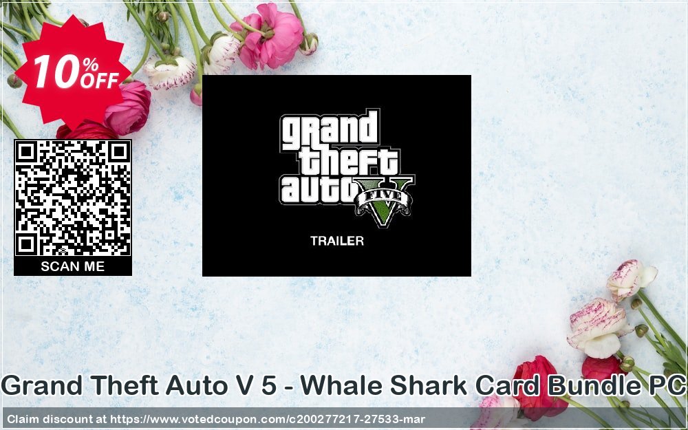 Grand Theft Auto V 5 - Whale Shark Card Bundle PC Coupon, discount Grand Theft Auto V 5 - Whale Shark Card Bundle PC Deal. Promotion: Grand Theft Auto V 5 - Whale Shark Card Bundle PC Exclusive Easter Sale offer 