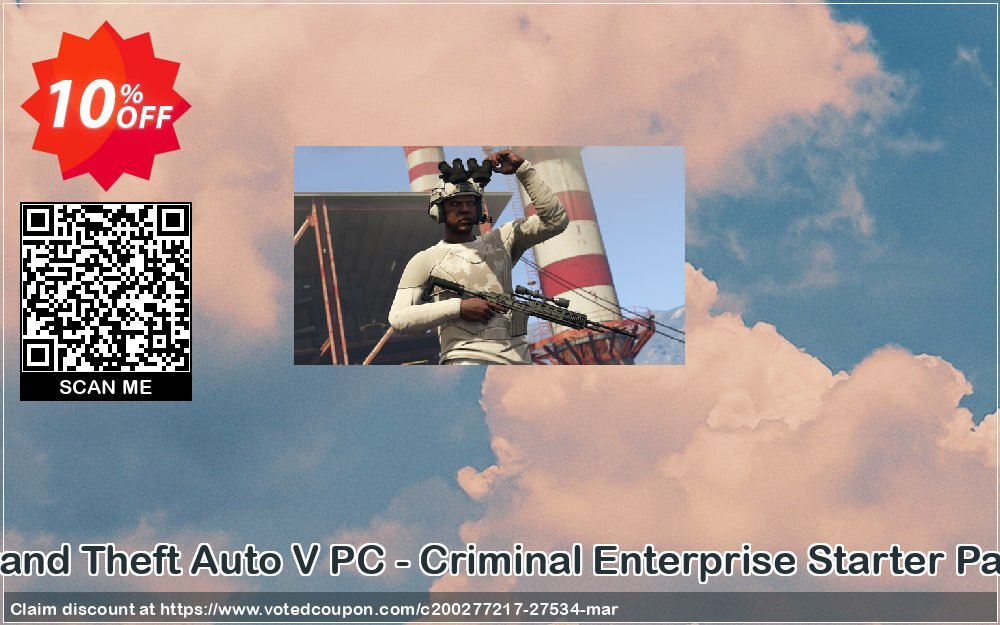 Grand Theft Auto V PC - Criminal Enterprise Starter Pack Coupon, discount Grand Theft Auto V PC - Criminal Enterprise Starter Pack Deal. Promotion: Grand Theft Auto V PC - Criminal Enterprise Starter Pack Exclusive Easter Sale offer 