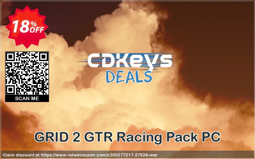 GRID 2 GTR Racing Pack PC Coupon Code May 2024, 18% OFF - VotedCoupon