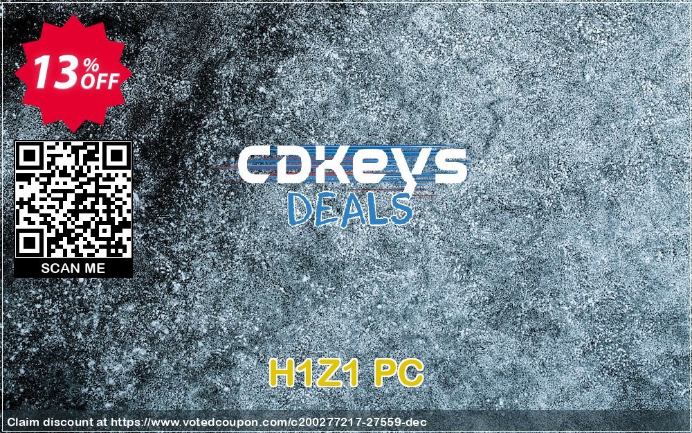 H1Z1 PC Coupon, discount H1Z1 PC Deal. Promotion: H1Z1 PC Exclusive Easter Sale offer 