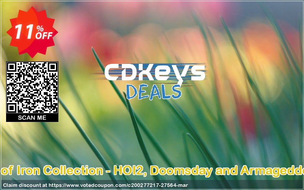 Hearts of Iron Collection - HOI2, Doomsday and Armageddon, PC  Coupon, discount Hearts of Iron Collection - HOI2, Doomsday and Armageddon (PC) Deal. Promotion: Hearts of Iron Collection - HOI2, Doomsday and Armageddon (PC) Exclusive Easter Sale offer 