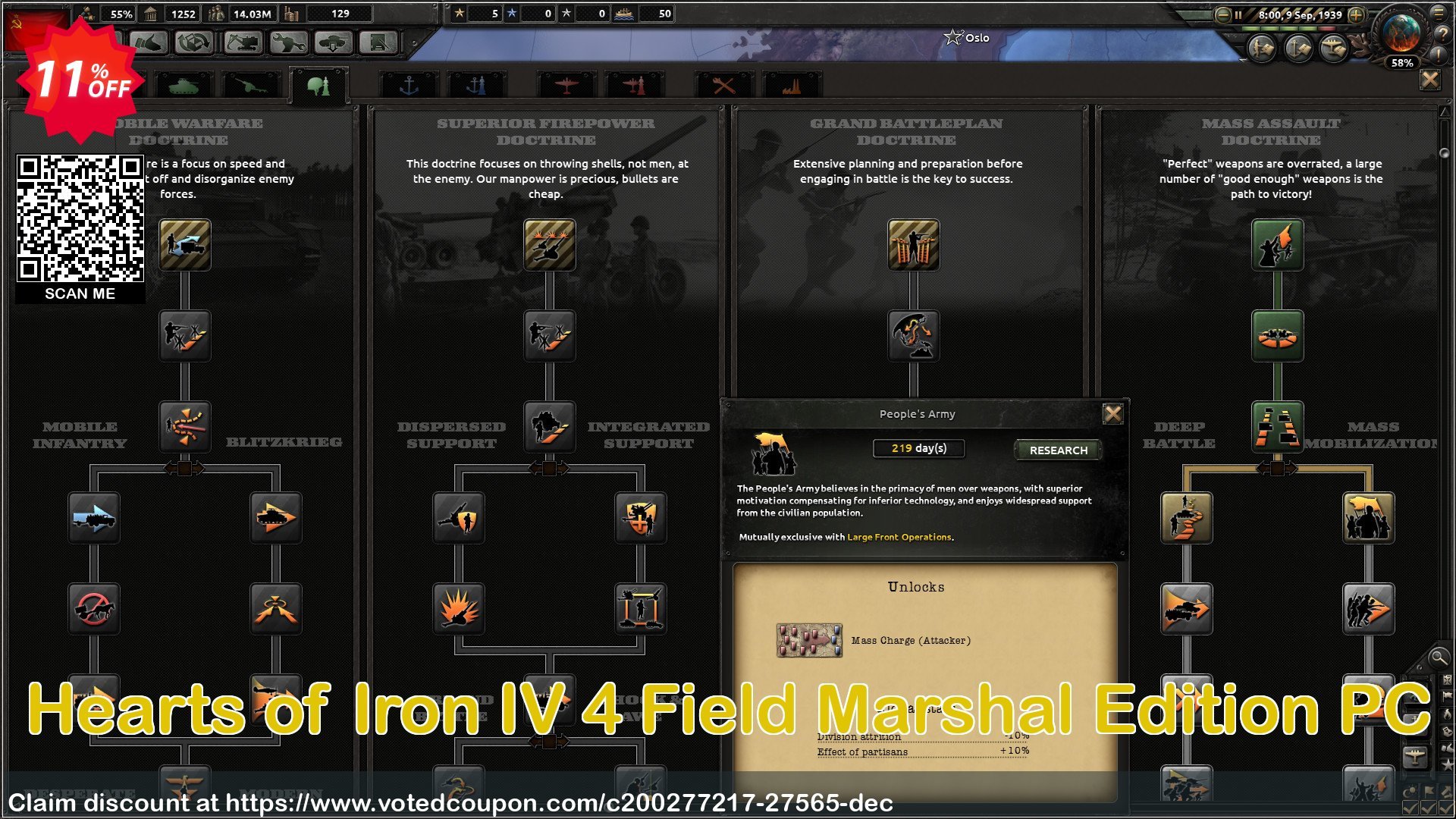 Hearts of Iron IV 4 Field Marshal Edition PC Coupon Code Apr 2024, 11% OFF - VotedCoupon