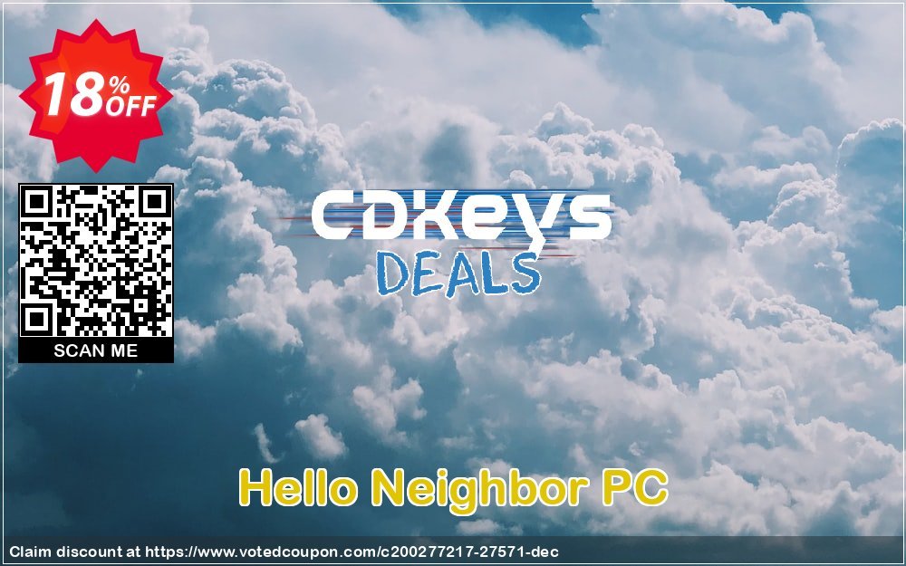 Hello Neighbor PC Coupon, discount Hello Neighbor PC Deal. Promotion: Hello Neighbor PC Exclusive Easter Sale offer 