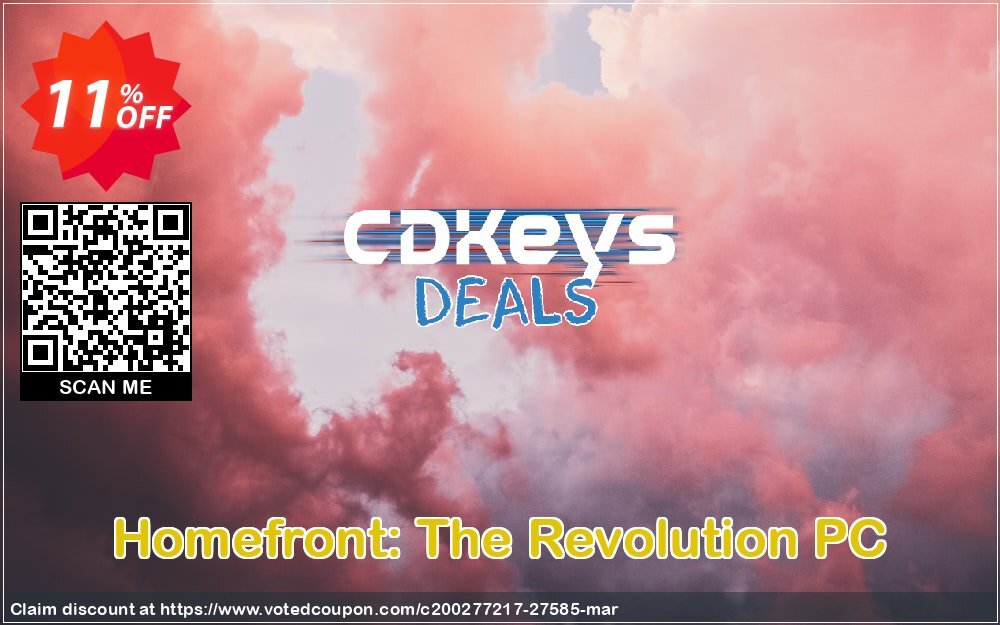 Homefront: The Revolution PC Coupon, discount Homefront: The Revolution PC Deal. Promotion: Homefront: The Revolution PC Exclusive Easter Sale offer 